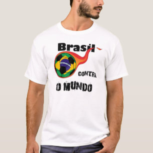 Weltmeisterschaft - Brasilien gegen die Welt T-Shirt