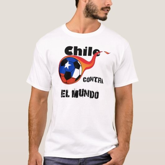 Weltmeisterschaft - Chile gegen die Welt T-Shirt (Vorderseite)