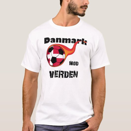 Weltmeisterschaft - Dänemark gegen die Welt T-Shirt (Vorderseite)
