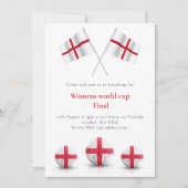 Weltmeisterschaft der Frauen Einladung (Vorderseite)