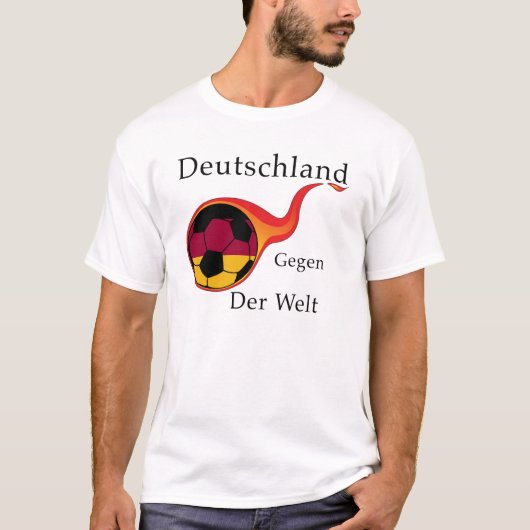 Weltmeisterschaft - Deutschland gegen die Welt T-Shirt (Vorderseite)