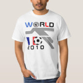 Weltmeisterschaft-Frankreich-T - Shirt 2010 (Vorderseite)