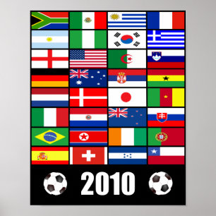 Weltmeisterschaft-Fußball 2010 Plakate