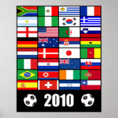 Weltmeisterschaft Fußball 2010 Poster (Vorne)