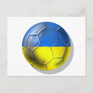Weltmeisterschaft Fußball Brasilien 2014 Ukraine 2 Postkarte