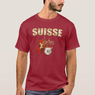 Weltmeisterschaft-Fußball - die Schweiz Brasilien T-Shirt