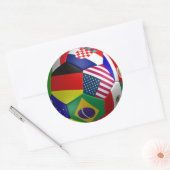 Weltmeisterschaft Futbol Soccer Ball Sticker (Umschlag)