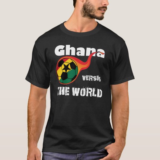 Weltmeisterschaft - Ghana gegen die Welt T-Shirt (Vorderseite)