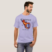 Weltmeisterschaft - Griechenland gegen die Welt T-Shirt (Vorne ganz)
