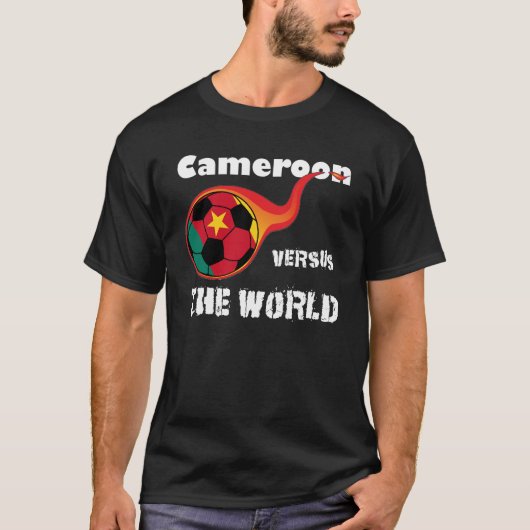 Weltmeisterschaft - Kamerun gegen die Welt T-Shirt (Vorderseite)