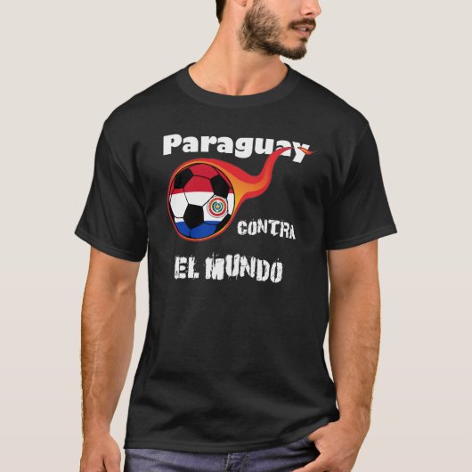 Weltmeisterschaft - Paraguay gegen die Welt T-Shirt (Vorderseite)