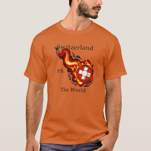 Weltmeisterschaft - Schweiz gegen Welt T-Shirt