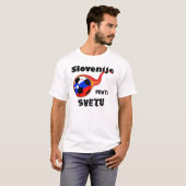 Weltmeisterschaft - Slowenien gegen die Welt T-Shirt (Vorne ganz)