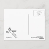 Weltmeisterschaft Soccer 2010 Alle Team Flags Post Postkarte (Rückseite)