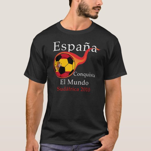 Weltmeisterschaft - Spanien erobert die Welt T-Shirt (Vorderseite)