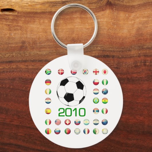 Weltmeisterschaft T - Shirt 2010 Südafrika Schlüsselanhänger (Vorderseite)