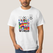 Weltmeisterschaft-T - Shirt-Fußball 2010 T-Shirt (Vorderseite)
