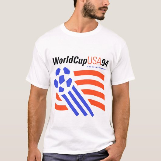 Weltmeisterschaft USA 1994 Retro Football T-Shirt (Vorderseite)