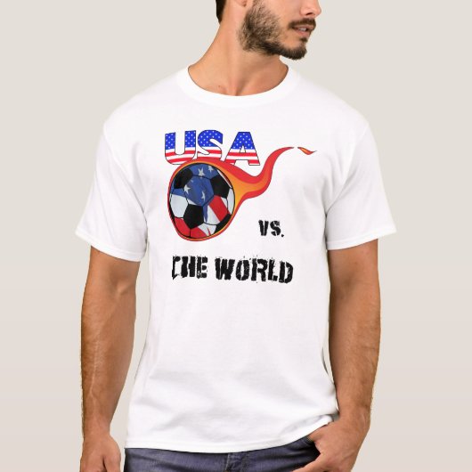 Weltmeisterschaft - USA gegen Welt T-Shirt (Vorderseite)
