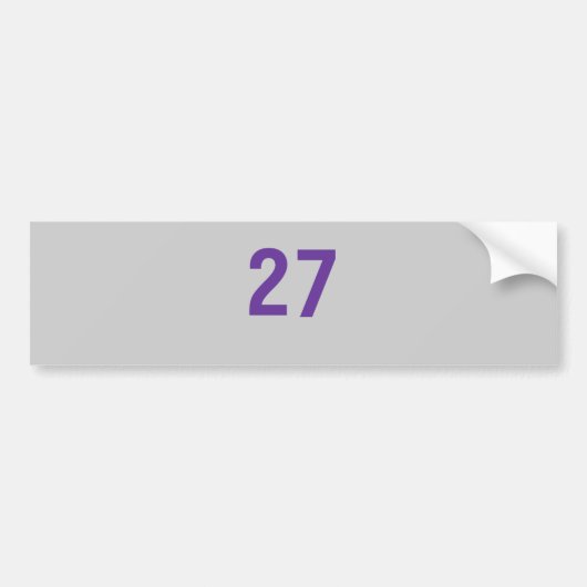 Weltmeisterschafts-Gewinn New York 27. Autoaufkleber (Vorne)