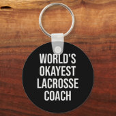 Weltmeistertitel für Lacrosse Coach Schlüsselanhänger (Vorderseite)