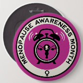 Weltmenopausenmonat Button (Vorne & Hinten)