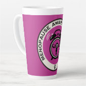 Weltmenopausenmonat Milchtasse (Linke Ecke)
