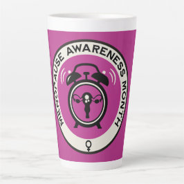 Weltmenopausenmonat Milchtasse