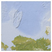 Weltmercator-Karte Stoff (Muster)