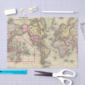 Weltmercator proj 2 seidenpapier (Handwerk)