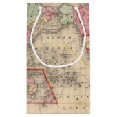 Weltmercator proj Karte durch Mitchell Kleine Geschenktüte (Rückseite)