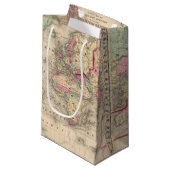 Weltmercator proj Karte durch Mitchell Kleine Geschenktüte (Vorderseite Schrägansicht)