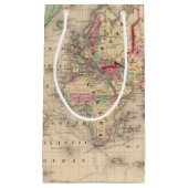 Weltmercator proj Karte durch Mitchell Kleine Geschenktüte (Vorderseite)