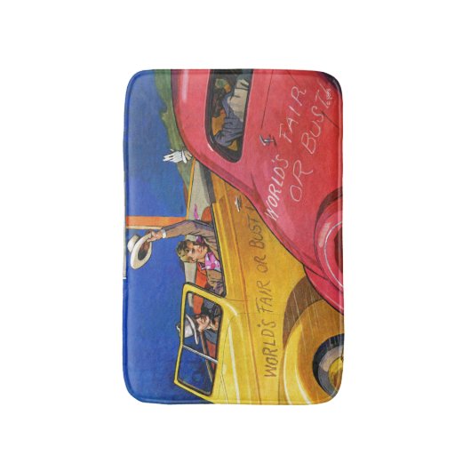 Weltmesse oder Pleite Badematte (Vorderseite Vertikal)