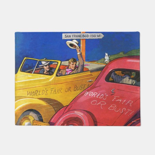 Weltmesse oder Pleite Fußmatte (Vorderseite)