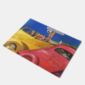 Weltmesse oder Pleite Fußmatte (Schrägansicht)