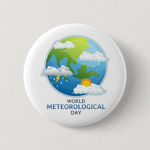 Weltmeteorologischer Tag Button