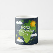 Weltmeteorologischer Tag Kaffeetasse (Mittel)