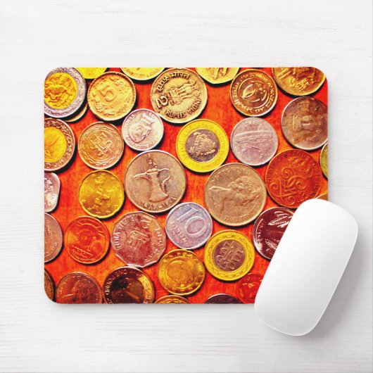 Weltmünzen Mousepad (Mit Mouse)