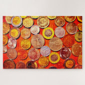 Weltmünzen Puzzle (Horizontal)