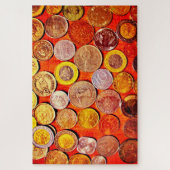 Weltmünzen Puzzle (Vertikal)