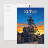 Weltmuseum des Bergbaus USA Postkarte (Vorne/Hinten)