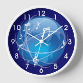 Weltmusik Uhr (Vorderseite)
