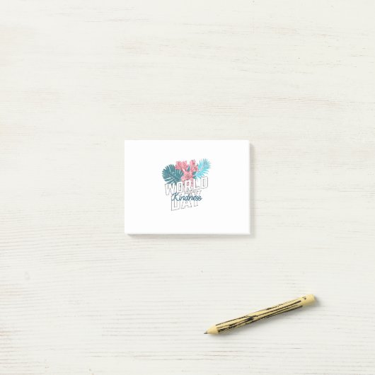 Weltnaturentag Post-it Klebezettel (Auf Schreibtisch)