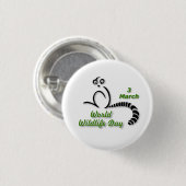 Weltnaturerbe 3 März Button (Vorne & Hinten)
