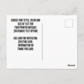 Weltnichtrauchertag Postkarte (Rückseite)