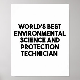 Weltniveau für den besten Umweltschutz - Wissensch Poster