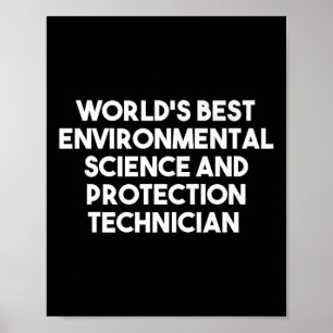 Weltniveau für Umweltwissenschaften und Umweltschu Poster