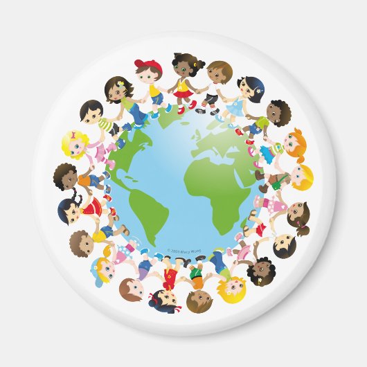 Weltnummer Magnet (Vorne)