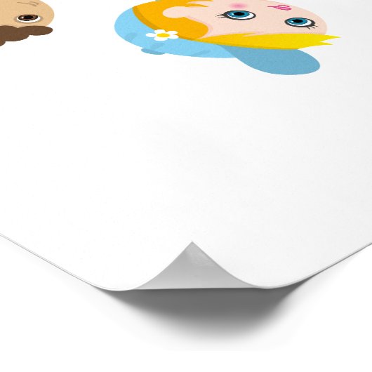 Weltnummer Poster (Ecke)